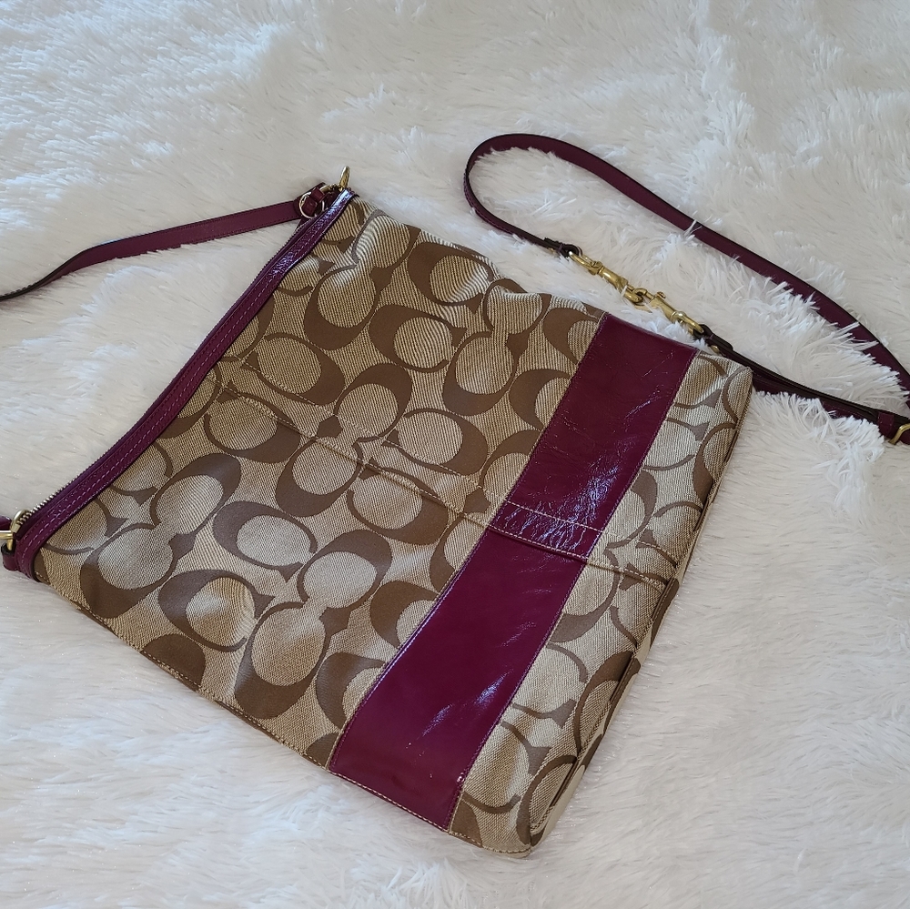 Coach crossbody logo bag